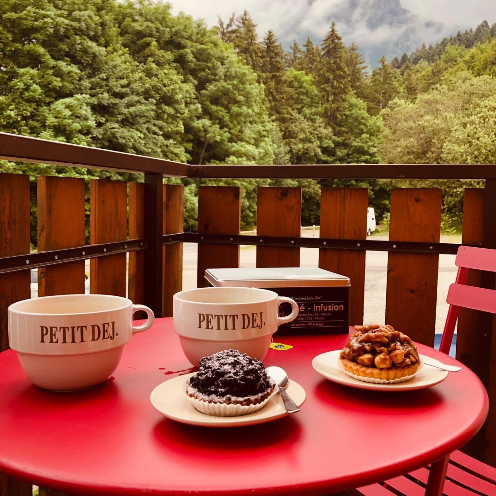 Appartement Studio Fondue chocolat 100m des pistes Wifi Bernex Extérieur photo